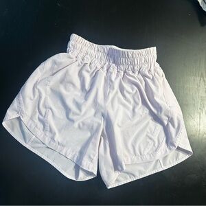 Lululemon Athletica Soft Pink Athletic Shorts